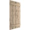Ekena Millwork Rustic Four Board Spaced Board-n-Batten Pecky Cypress Faux Wood Shutters, 23 1/2"W x 52"H SHUBSS23X52PCPR - alternate 18